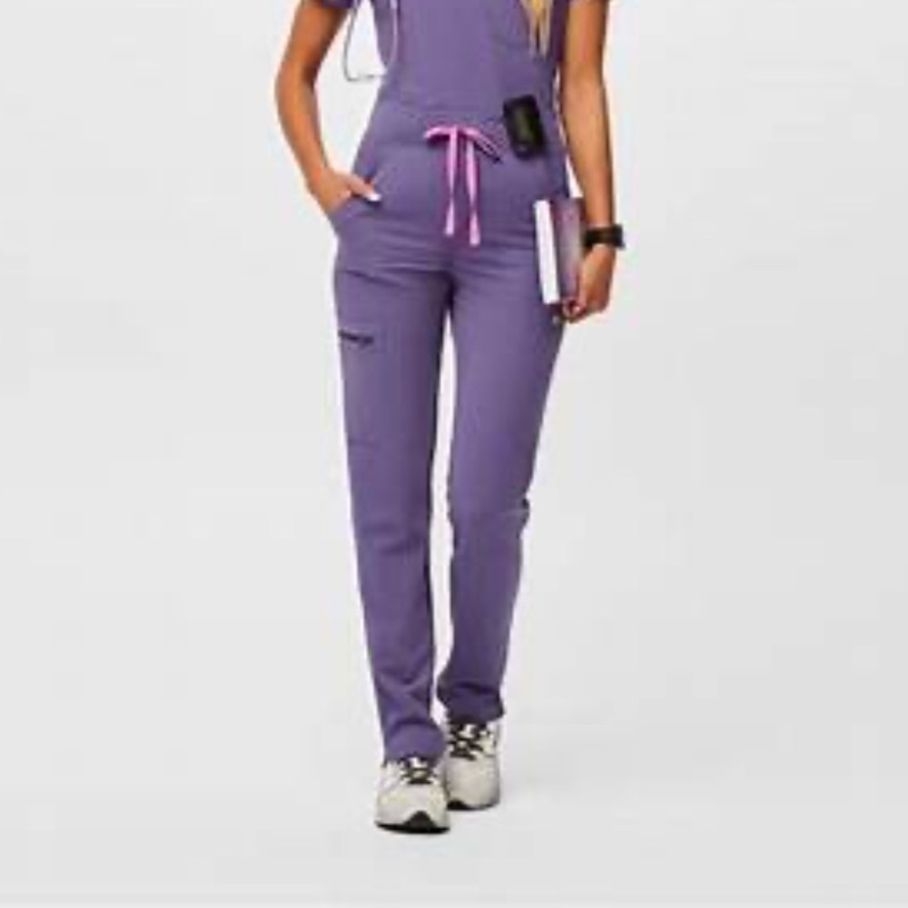 FIGS Amethyst High-Waisted Yola Skinny Scrub Pants- Size XS/P
